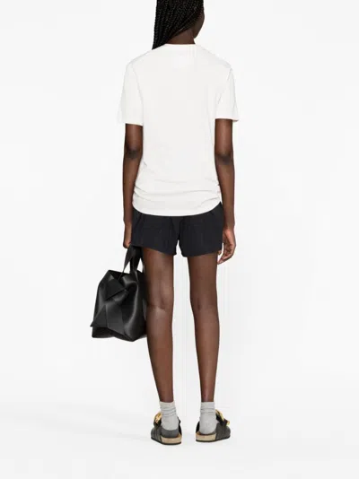 Jil Sander White T-shirt With Contrasting Logo Print