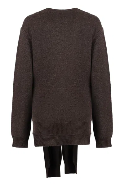 Jw Anderson Draped Tie-front Sweater
