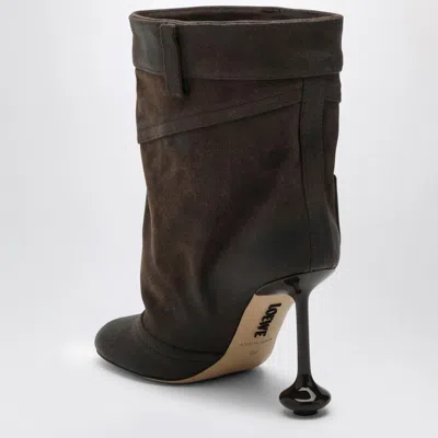 Loewe Suede Ankle Boots With 9 Cm Heel Height For Women