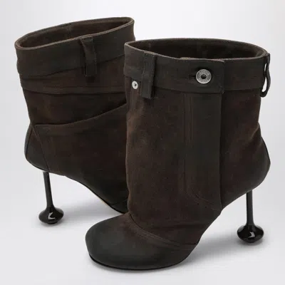 Loewe Suede Ankle Boots With 9 Cm Heel Height For Women