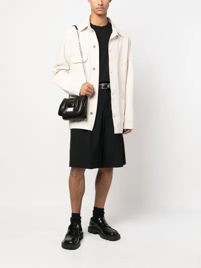 Maison Margiela Glam Slam Small Flap Top-handle Bag In Black