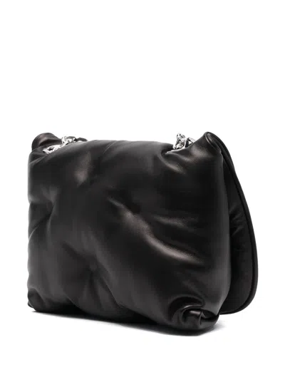 Maison Margiela Glam Slam Small Flap Top-handle Bag In Black