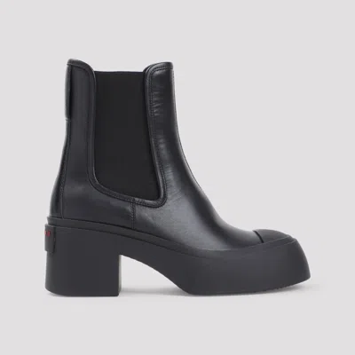 Marni 65mm Logo-raised Chelsea Boots