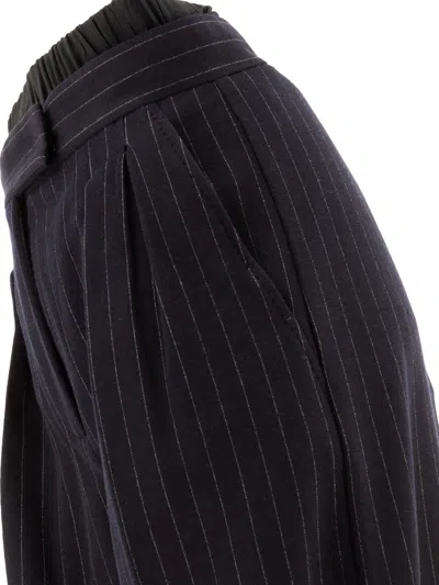 Max Mara Women's "piroghe" Pinstriped Trousers