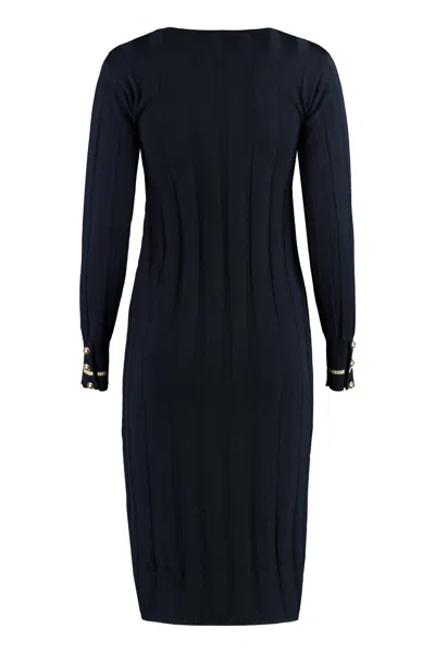 Max Mara Studio Leccio Virgin Wool Dress