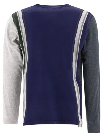 Needles "7 Cuts" Crew Neck Graphic Print Long Sleeves