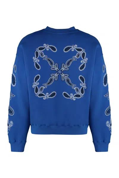 Off-white Off White "arrow Bandana Crewneck Sweat