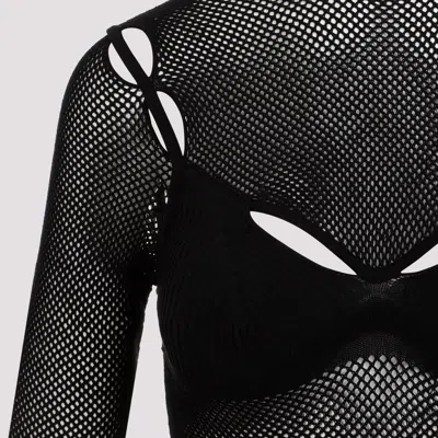 Off-white Off White 'net Arrow Bralette' Top