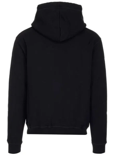 Palm Angels Relaxed-fit Cotton Hoodie With Contrasting Drawstrings
