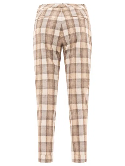 Peserico Check Wool Trousers