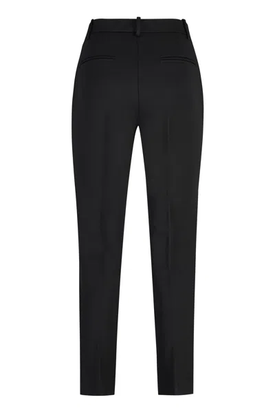 Pinko Bello Cigarette Pants In Milano Stitch