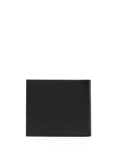Prada Triangle Logo Saffiano Leather Wallet
