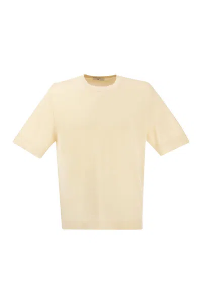 Pt01 Cotton And Silk T-shirt