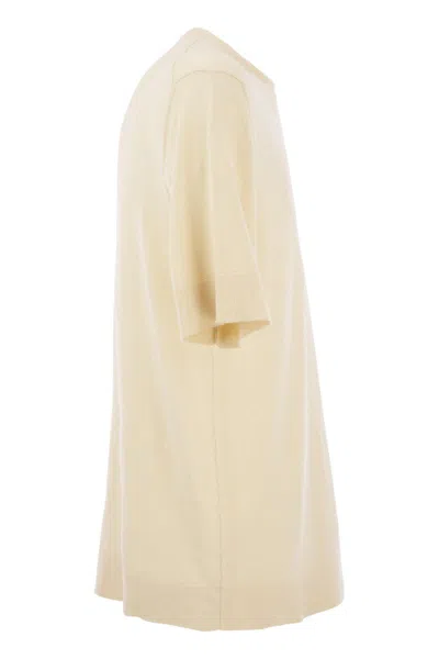 Pt01 Cotton And Silk T-shirt