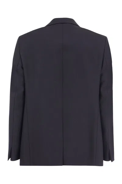 Pt01 Double-breasted Jacket In Wool Blend