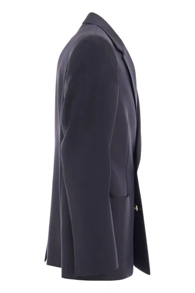 Pt01 Double-breasted Jacket In Wool Blend