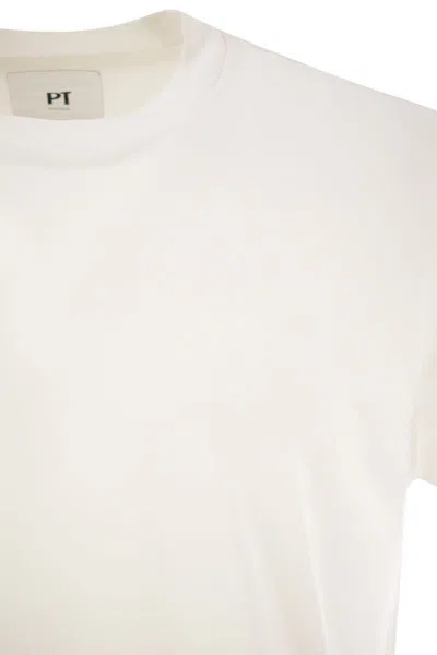 Pt01 Silk And Cotton T-shirt