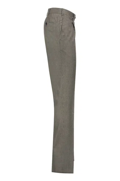 Pt01 Super Slim Pied De Poule Wool Trousers