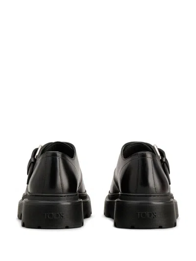 Tod's Man Loafers Black Size 9 Leather