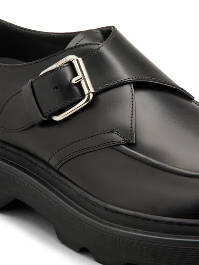 Tod's Man Loafers Black Size 9 Leather