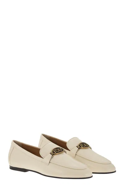Tod's Logo-plaque Leather Loafers