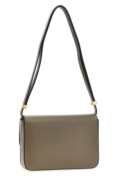 Tod's Taupe T Mini Crossbody Bag
