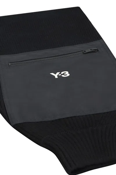 Y-3 Knitted Wool Scarf