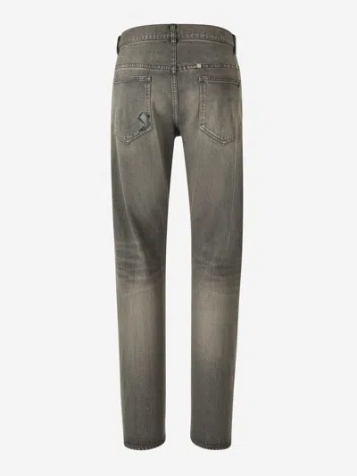 Givenchy Straight Fit Jeans In Gray