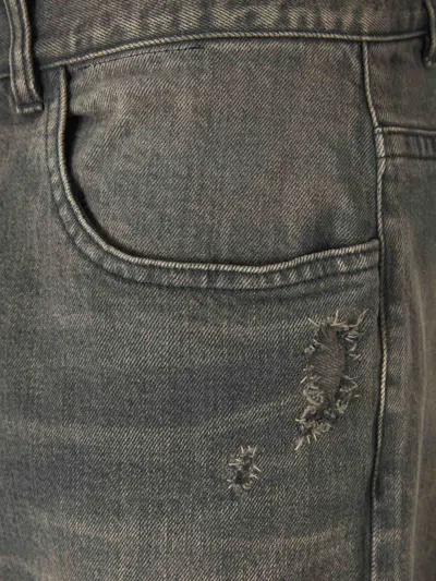 Givenchy Straight Fit Jeans In Gray