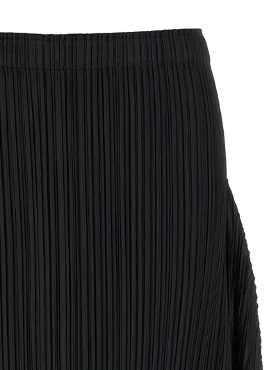 Issey Miyake Pleats Please  'efficient Square' Skirt In Black
