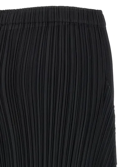 Issey Miyake Pleats Please  'efficient Square' Skirt In Black
