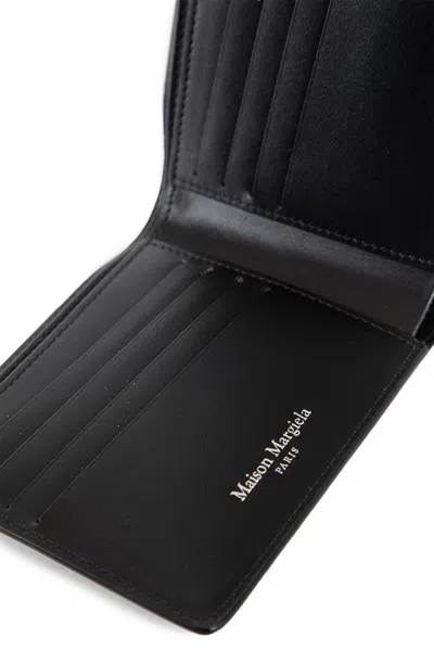 Maison Margiela Man Black Wallets & Cardholders In Black