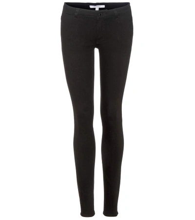 Givenchy Skinny Jeans With Star Panels In Black