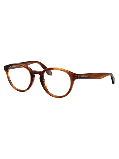 Giorgio Armani Optical In Striped Brown