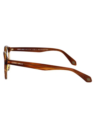 Giorgio Armani Optical In Striped Brown