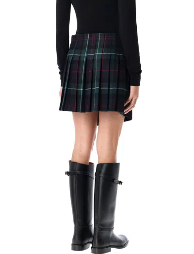 Shop Polo Ralph Lauren Plaid Pleated Wrap Skirt In Tartan