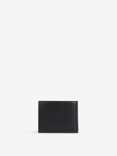 Alexander Mcqueen Double-fold Wallet In Black