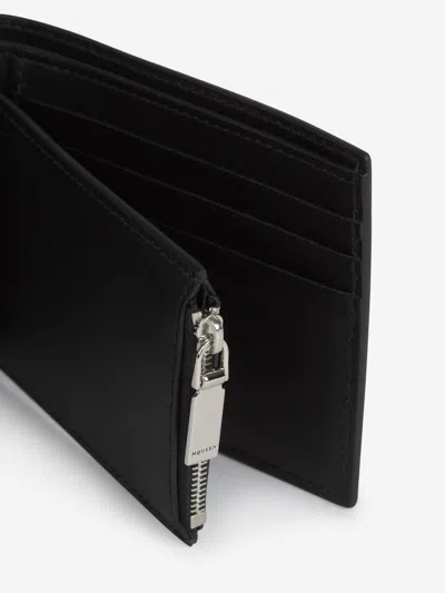 Alexander Mcqueen Double-fold Wallet In Black