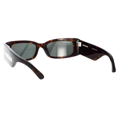 Balenciaga Grey Rectangular Ladies Sunglasses Bb0096s 002 51 In Brown
