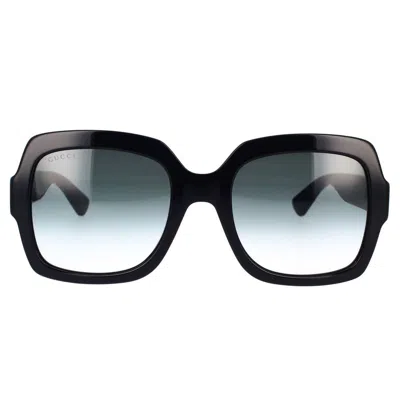 Gucci Gg1235s 001 Butterfly Sunglasses In Black