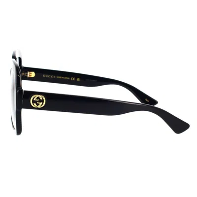 Gucci Gg1235s 001 Butterfly Sunglasses In Black