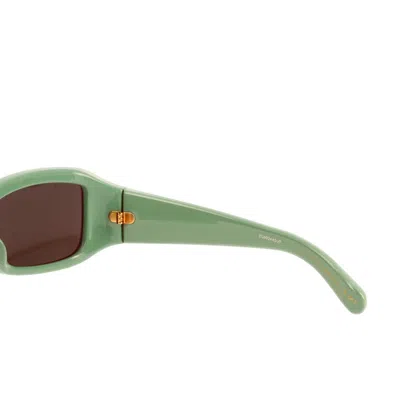 Gucci Gg1403s Green Sunglasses In Green