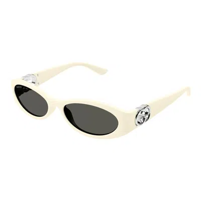 Gucci Eyewear Sunglasses In Beige
