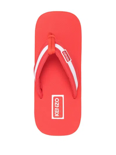 Kenzo Flat In Red