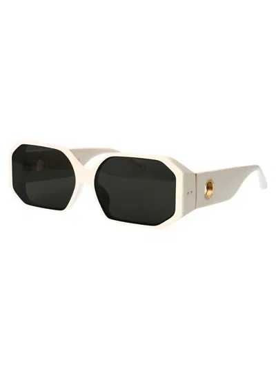Linda Farrow Bailey Sunglasses In Gray