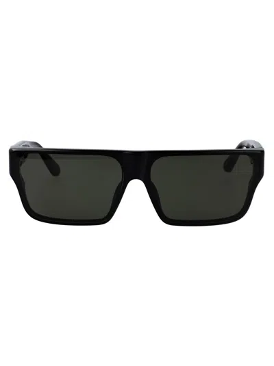 Linda Farrow Sunglasses Lfl1501 C1 Sun C1 In Black/yellowgold/grey