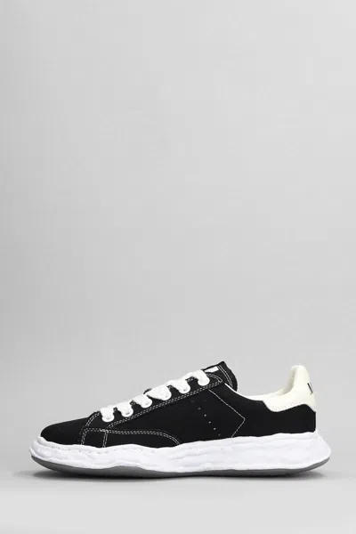 Miharayasuhiro Maison Mihara Yasuhiro Black Canvas Blakey Low Top Sneakers In Black