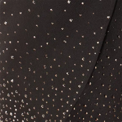 Off-white Crystal-embellished Mini Skirt In Black
