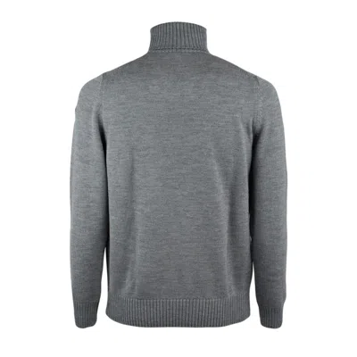 Paul & Shark Grey Wool Turtleneck In Gray