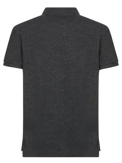 Polo Ralph Lauren Polo Pony-embroidered Polo Shirt In Black